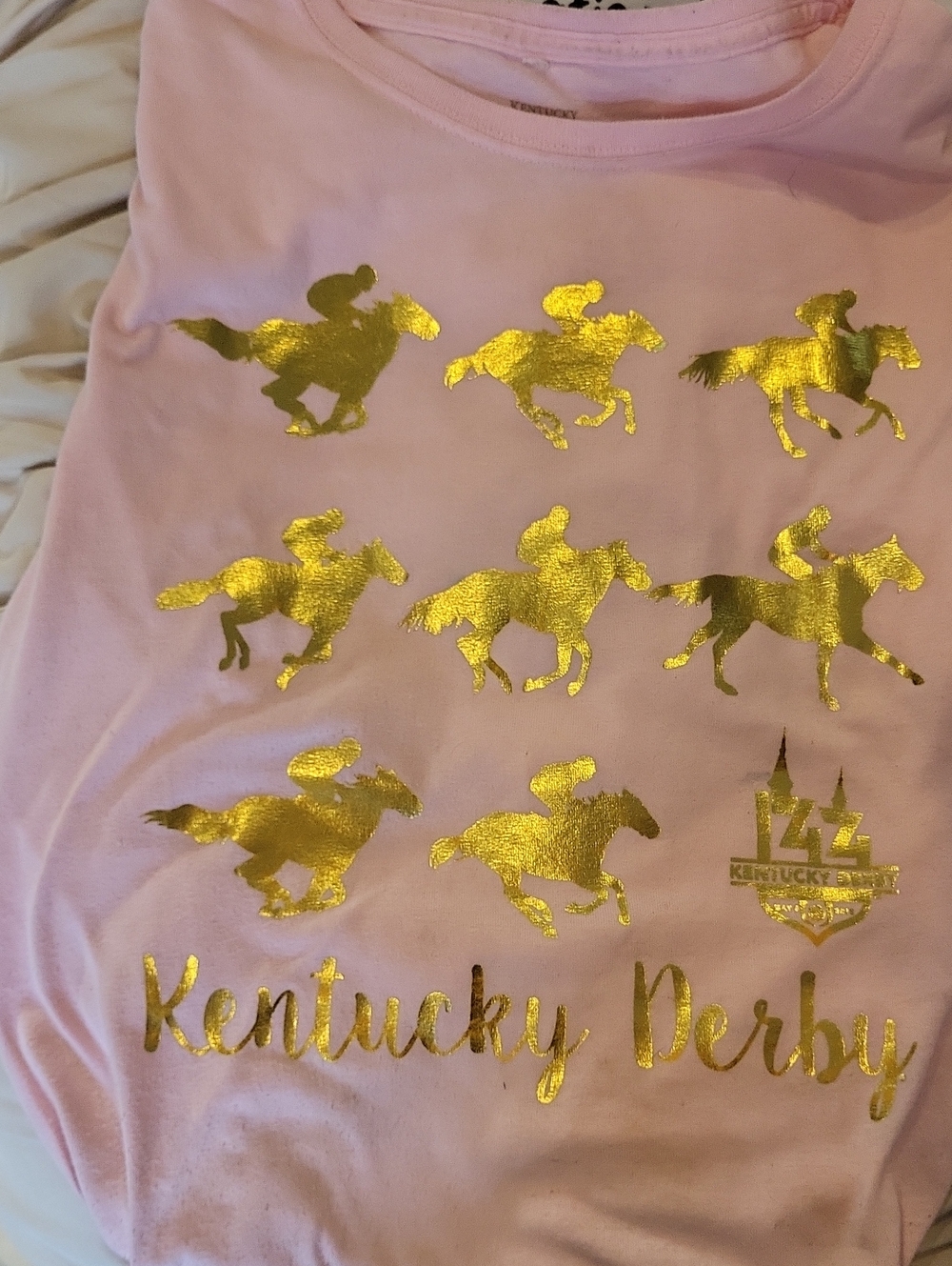 Pink Kentucky Derby Tee